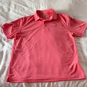 CALLAWAY | MENS | LARGE | dry fit | GOLF POLO | like new | smoke free